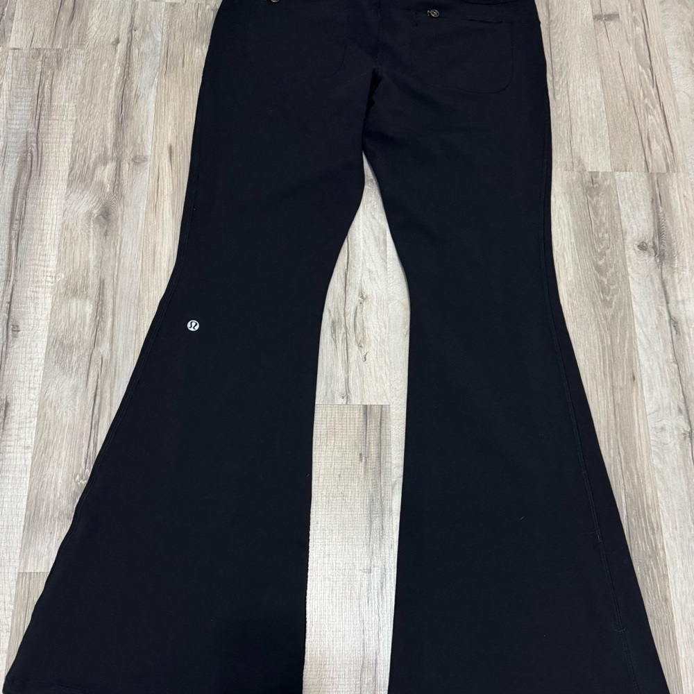 lululemon athletica Black Flared Pants